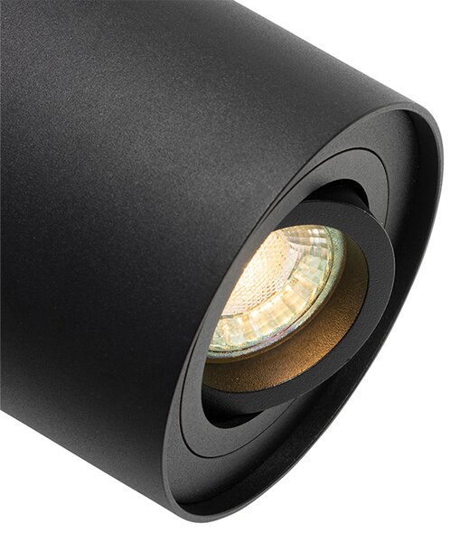 Smart Spot de Plafon Negru Reglabil cu Wi-Fi GU10 - Rondoo up