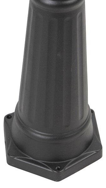 Felinar inteligent de exterior negru cu 3 lumini, inclusiv WiFi ST64 - New Orleans