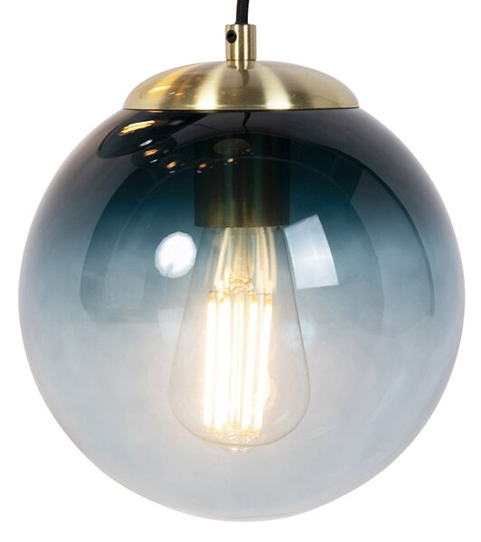 Lampa suspendată inteligentă alamă 7 lumini incl. WiFi ST64 - Pallon
