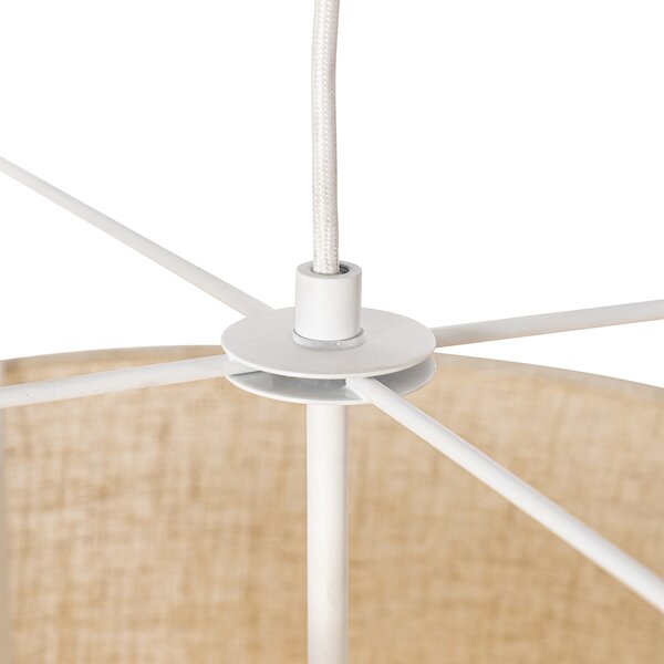 Lampă suspendată de design bej - Rich