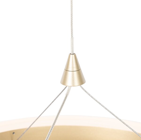 Lampă suspendată din alamă 30 cm cu LED inclus, reglabilă în 3 trepte - Lyani