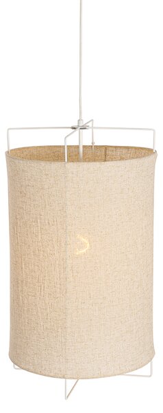 Lampă suspendată de design bej - Rich