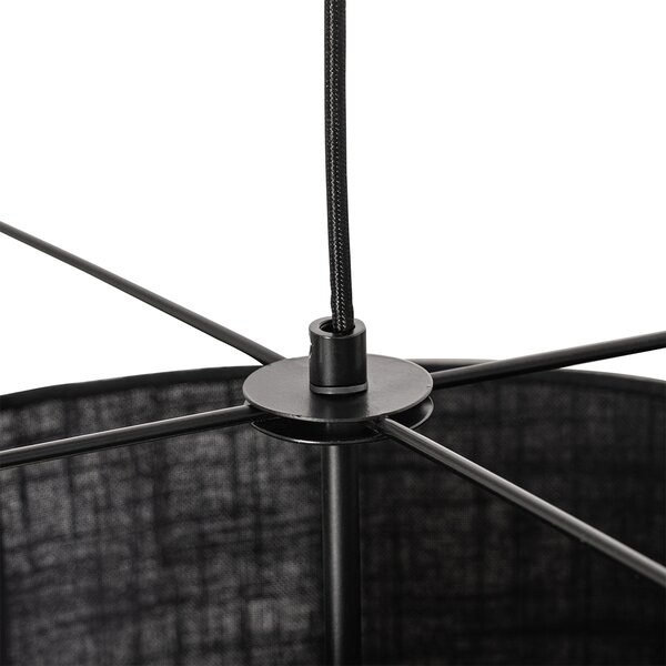 Lampă pendant de design neagră - Rich