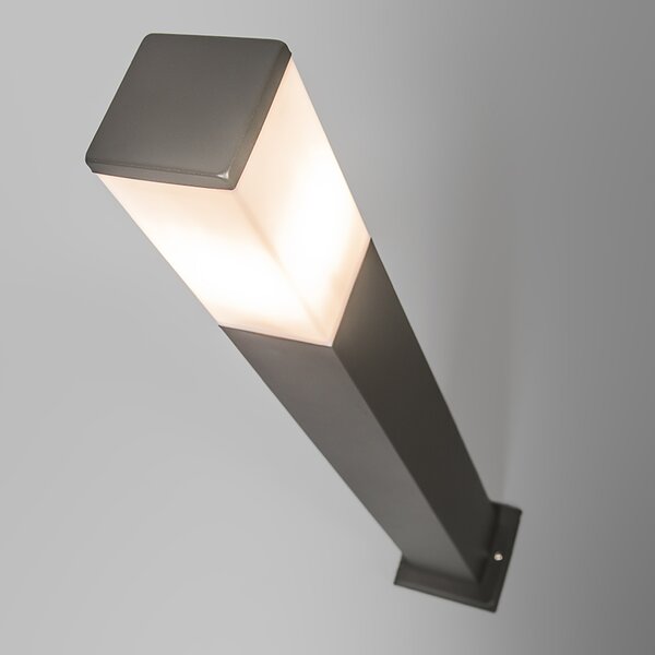 Lampă de exterior inteligentă gri închis 80 cm inclusiv Wifi P45 - Malios