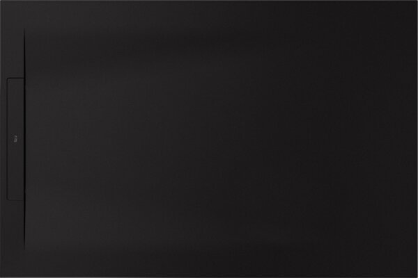 Roca Pyros cădiță de duș dreptunghiulară cu sifon 120x90 cm negru AP9014B038401400