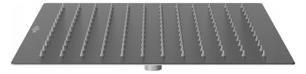 Mexen CUBE, braț ascuns 40cm + cap de duș 30x30cm, grafit, 79112-66+79130-66
