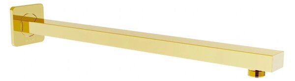 Mexen CUBE, braț ascuns 40cm + cap de duș 30x30cm, auriu, 79112-50+79130-50