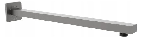 Mexen CUBE, braț ascuns 40cm + cap de duș 30x30cm, grafit, 79112-66+79130-66