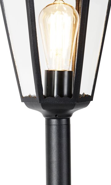 Lampă inteligentă de exterior neagră 170 cm incl. WiFi ST64 - New Orleans