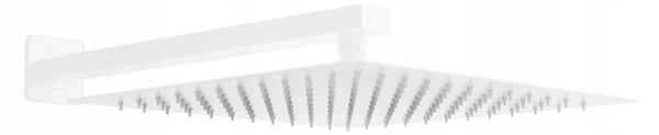 Mexen CUBE, braț ascuns 40cm + cap de duș 30x30cm, alb, 79112-20+79130-20