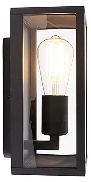 Set de 2 Aplice industriale negre 26 cm IP44 - Charlois
