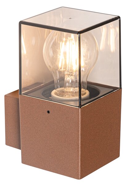 Lampă de perete exterioară industrială maro ruginit IP44 - Denmark