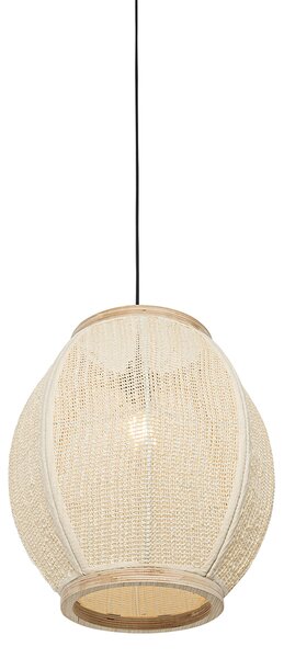 Lampă suspendată orientală naturală 35 cm - Rob