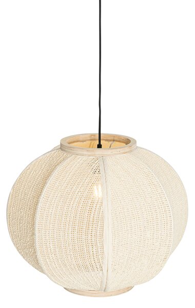 Lampă suspendată orientală naturală 48 cm - Rob