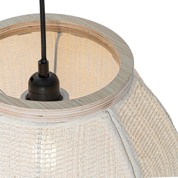 Lampă suspendată orientală naturală 35 cm - Rob