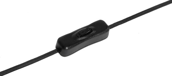 Lampă de masă de design neagră cu sticlă aurie și fum - Kyan