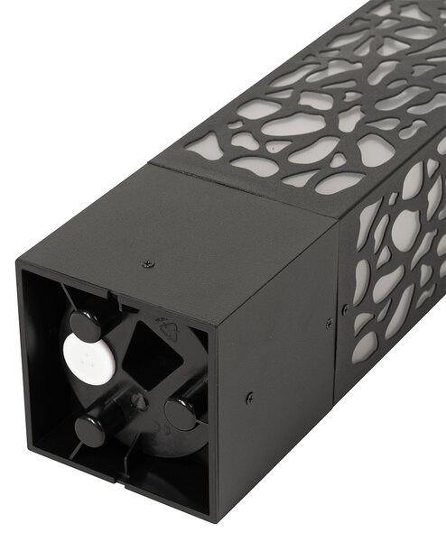 Stâlp modern pentru exterior negru 40 cm IP44 - Nicole
