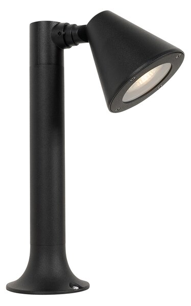 Stâlp modern pentru exterior negru 30 cm IP44 reglabil - Ciara
