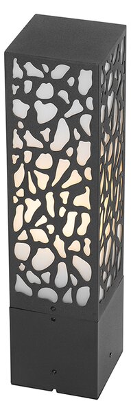 Stâlp modern pentru exterior negru 40 cm IP44 - Nicole