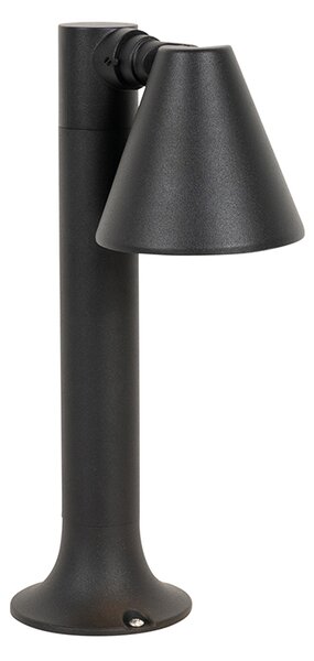 Stâlp modern pentru exterior negru 30 cm IP44 reglabil - Ciara