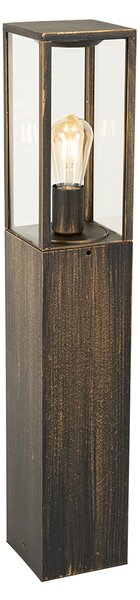 Lampă de podea vintage pentru exterior aur antic 80 cm IP44 - Charlois