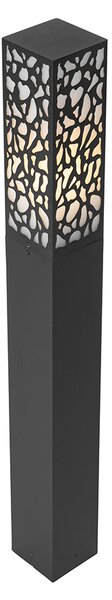 Stâlp modern pentru exterior negru 90 cm IP44 - Nicole