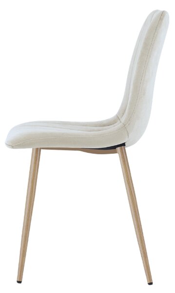 Scaun catifelat bej LAVA CAMEL BEIGE