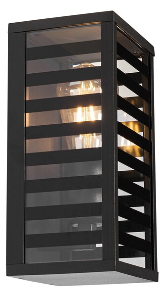 Lampa de perete exterioara moderna neagra 26 cm IP44 - Reims