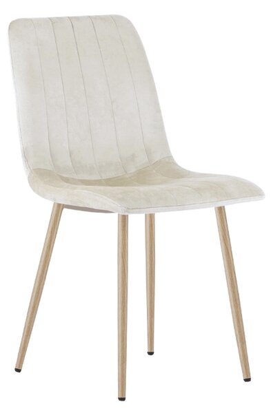 Scaun catifelat bej LAVA CAMEL BEIGE
