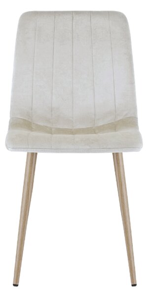 Scaun catifelat bej LAVA CAMEL BEIGE