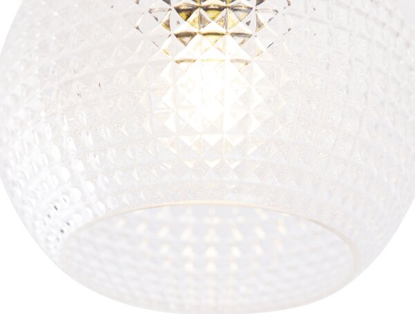 Plafoniera inteligentă Art Deco din alamă, inclusiv Wifi A60 - Sphere