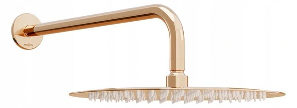 Mexen KAI, braț ascuns 40 cm + cap de duș 30 cm, auriu roz, 79230-60 + 79211-60