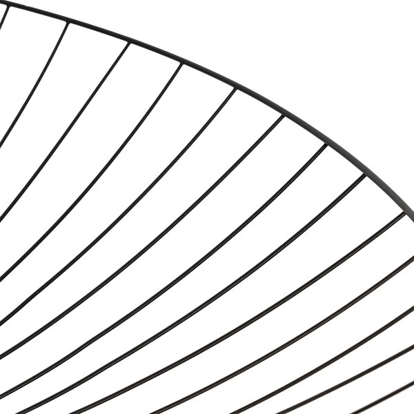 Lampă pendant de design neagră 66cm - Pua