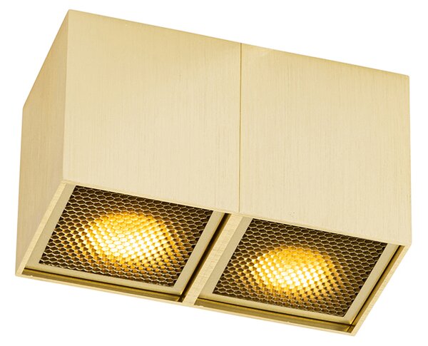 Spot de design auriu cu 2 lumini - Qubo Honey