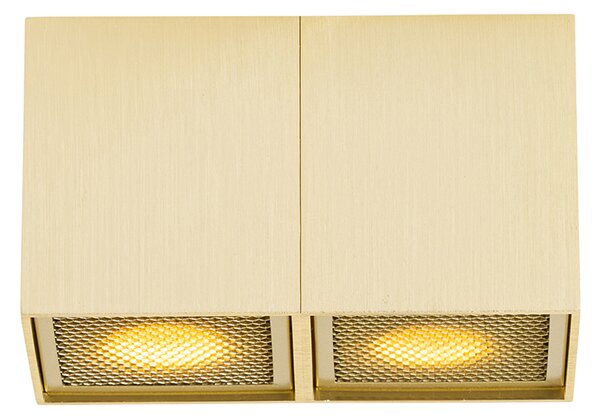Spot de design auriu cu 2 lumini - Qubo Honey