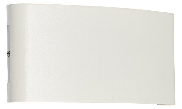 Aplică de perete exterioară albă cu LED 6 lumini IP54 - Silly