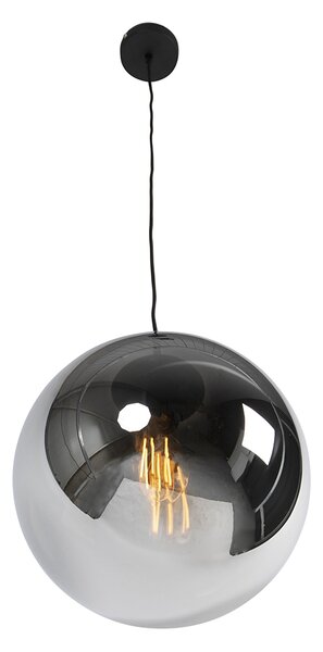 Pendul inteligent negru cu sticlă fumurie 30 cm incl. Wifi ST64 - Pallon