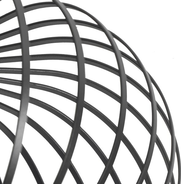 Plafoniera inteligentă neagră 39 cm inclusiv Wi-Fi G95 - Johanna