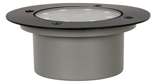 Set de 6 spoturi de sol negru cu LED IP65 solar - Terry