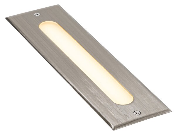 Set de 4 spoturi moderne de sol din oțel 30 cm, inclusiv LED IP65 - Eline