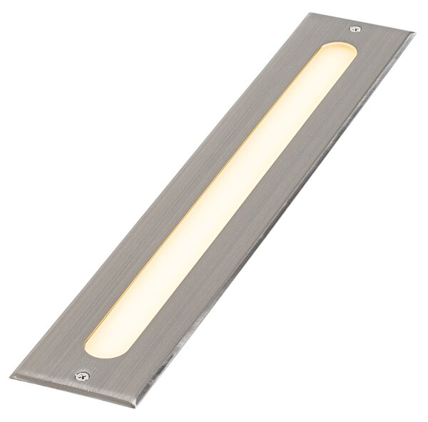 Set de 2 spoturi moderne de sol din oțel 50 cm, inclusiv LED IP65 - Eline