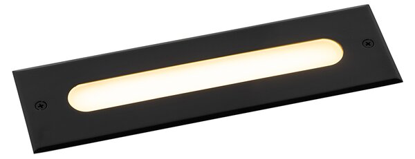 Spot modern pentru sol negru 30 cm inclusiv LED IP65 - Eline