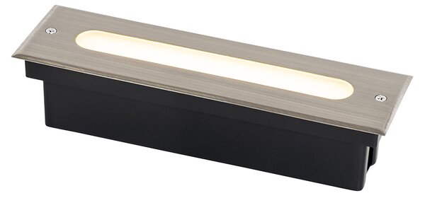 Spot modern de sol din oțel 30 cm cu LED inclus IP65 - Eline