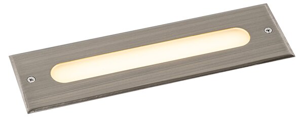 Set de 4 spoturi moderne de sol din oțel 30 cm, inclusiv LED IP65 - Eline