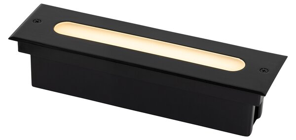 Spot modern pentru sol negru 30 cm inclusiv LED IP65 - Eline