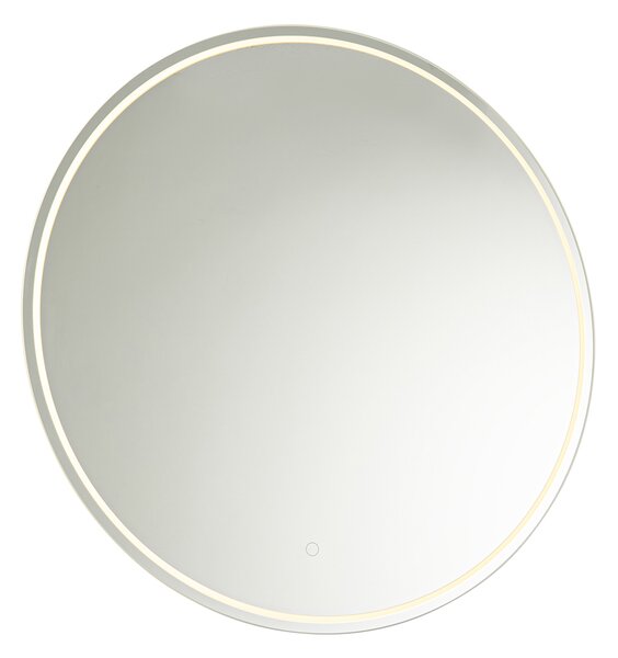 Oglinză modernă de baie 80 cm cu LED și dimmer tactil - Sebas