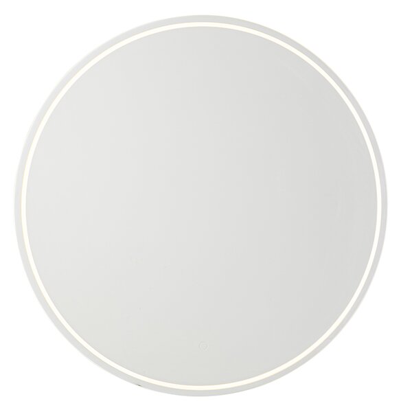Oglinză modernă de baie 80 cm cu LED și dimmer tactil - Sebas