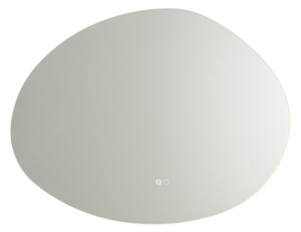 Oglindă de baie 80 cm cu LED, cu 3 trepte de intensitate și senzor tactil - Biba