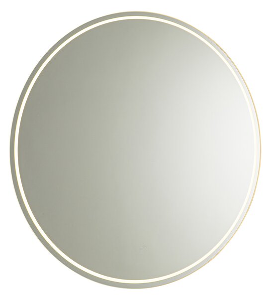 Oglinză modernă de baie 80 cm cu LED și dimmer tactil - Sebas