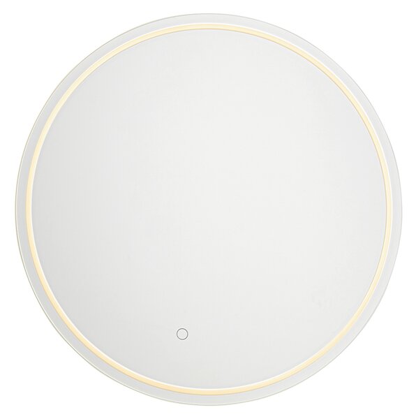 Oglinză modernă de baie 60 cm cu LED și dimmer tactil - Sebas